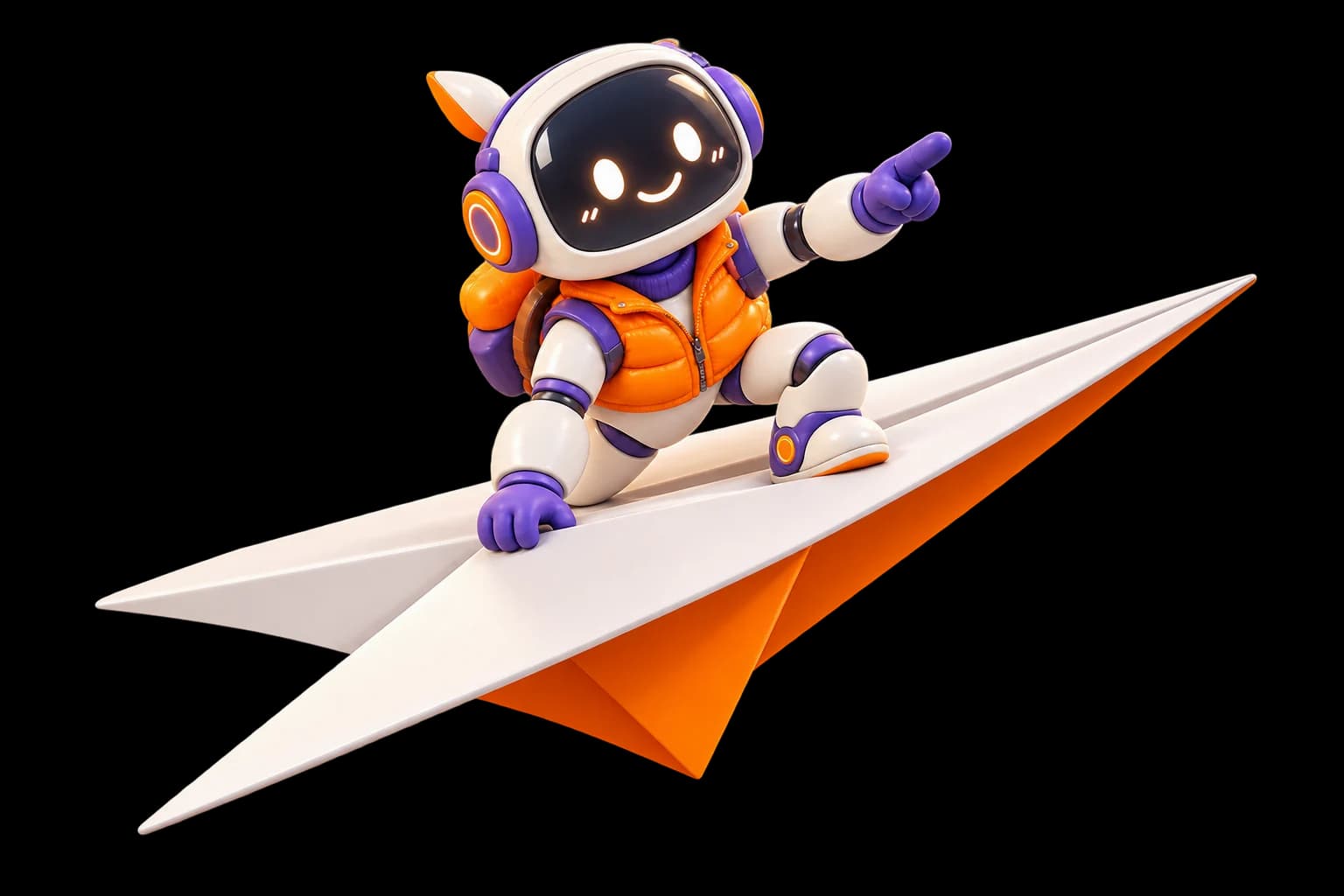 Linkedy courier mascot